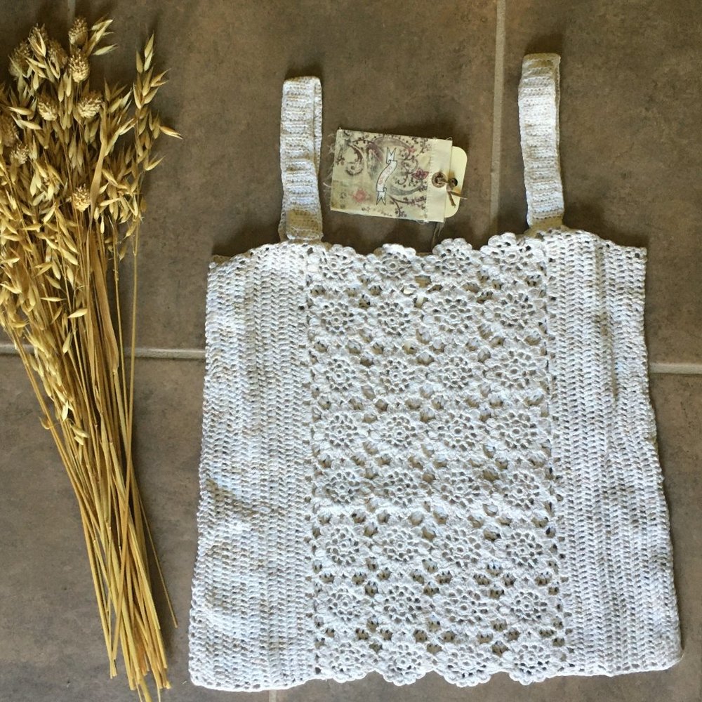 New Odd Molly Knitted Crochet Soft Tank